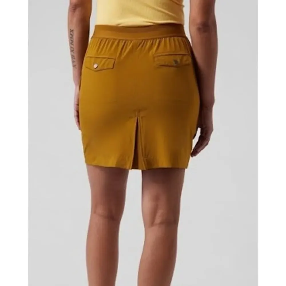 Athleta- Vienna Cargo Skort- NWT- Gold- Size 2 - Picture 3 of 10